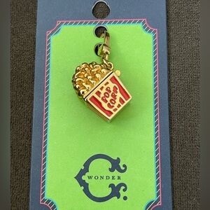 NWT C.Wonder Popcorn Bag Charm Keychain